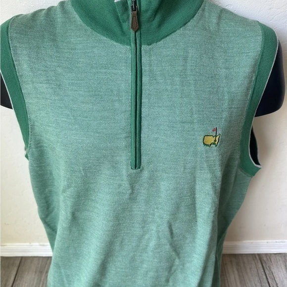 Augusta Sportswear Other - Men Augusta National Clubhouse Quarter Zip Up Made In Italy Masters wool vest M